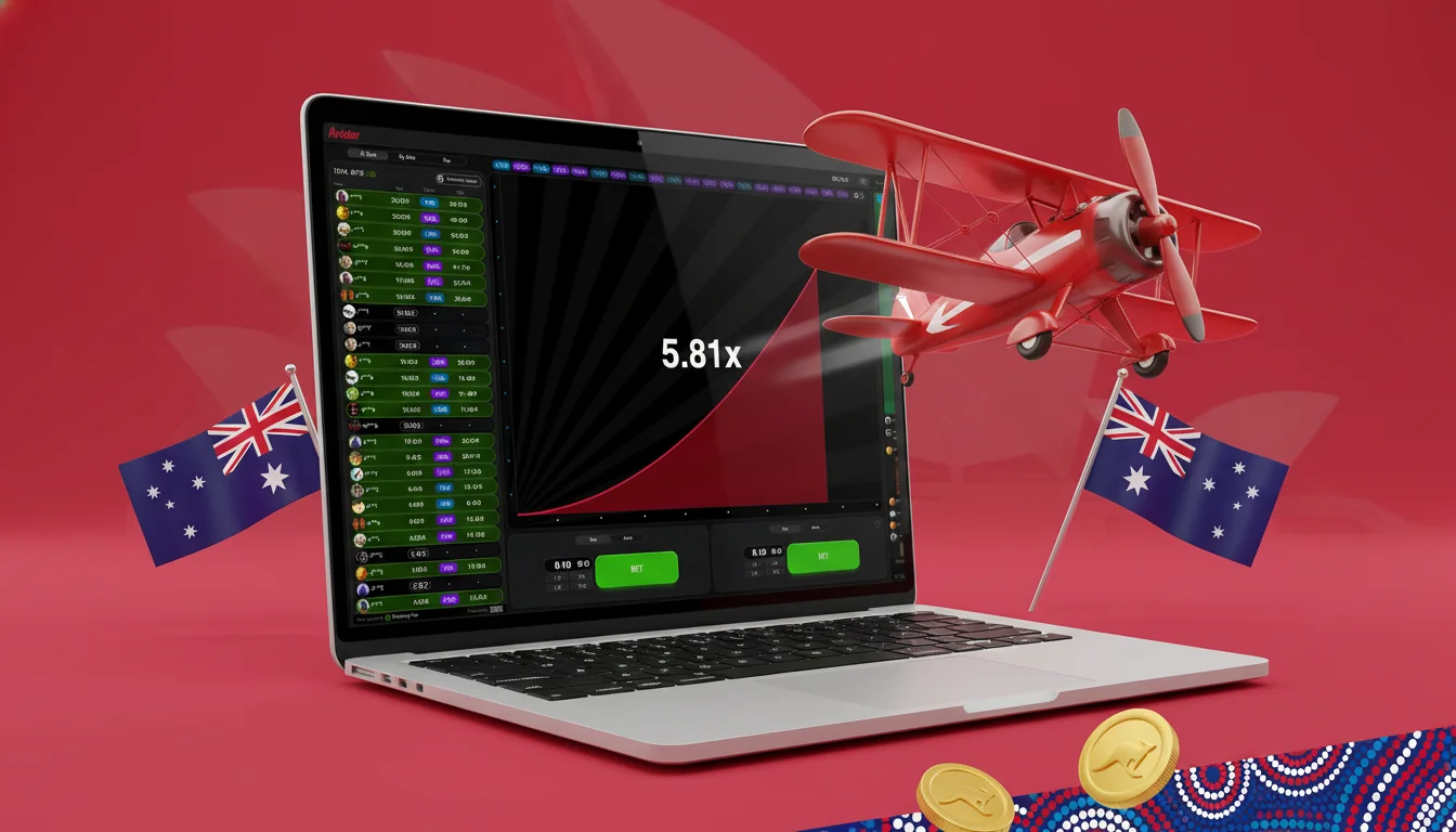 Aviator Australia in 22Bet lobby
