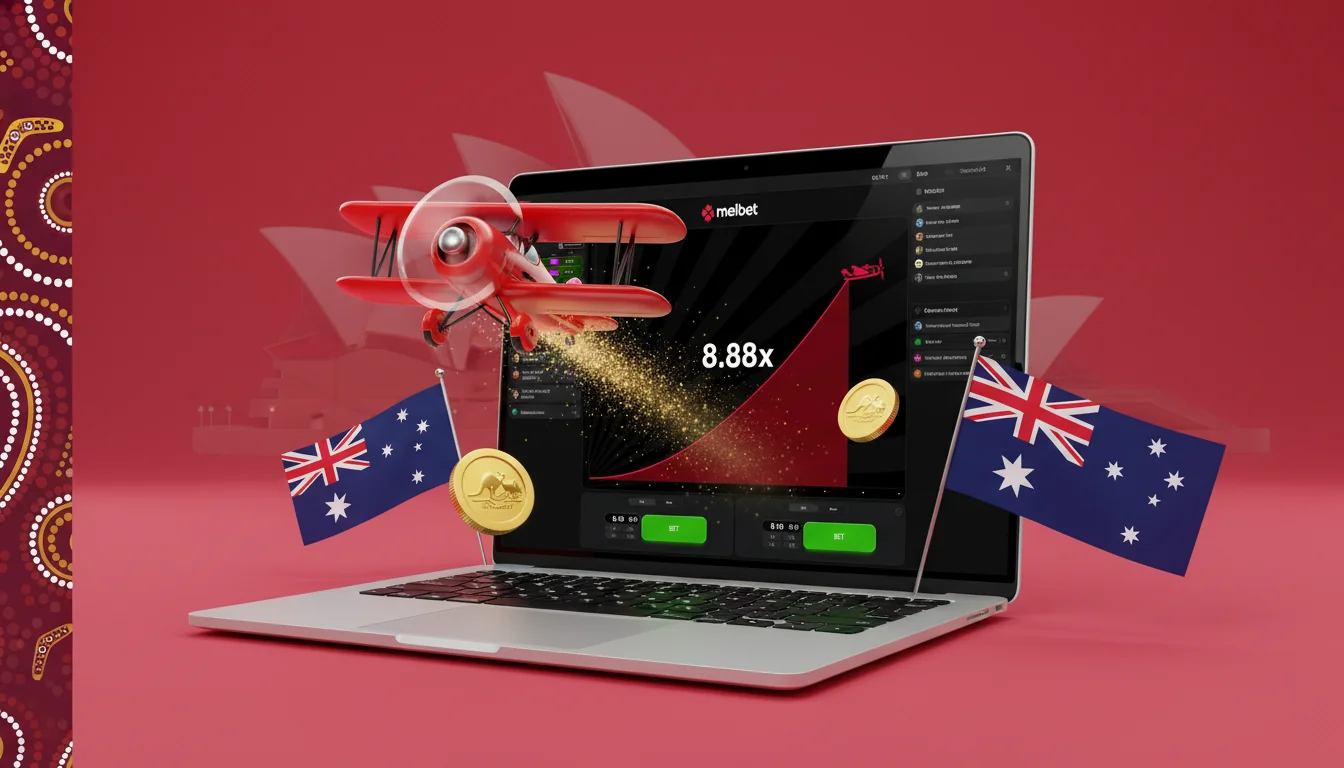 Aviator Australia in Melbet lobby