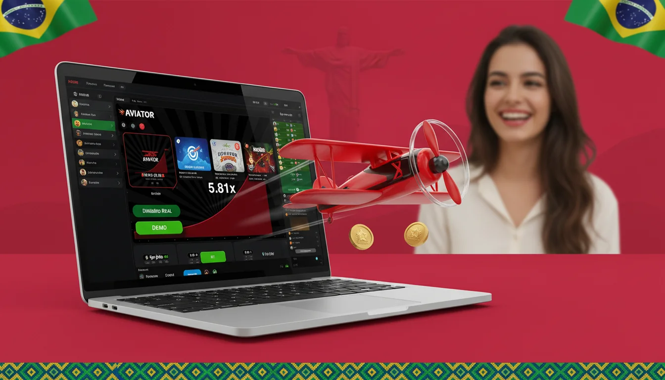 Comparativo lado a lado do app nativo Android e da PWA no iPhone exibindo o Aviator