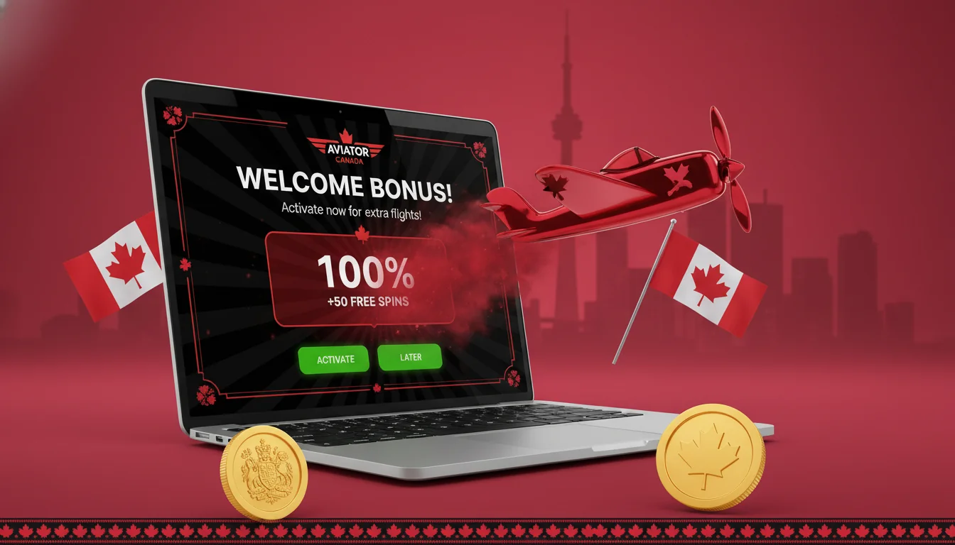 Welcome bonus activation screen