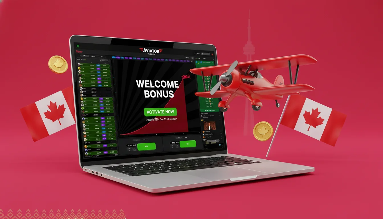 Welcome bonus activation screen