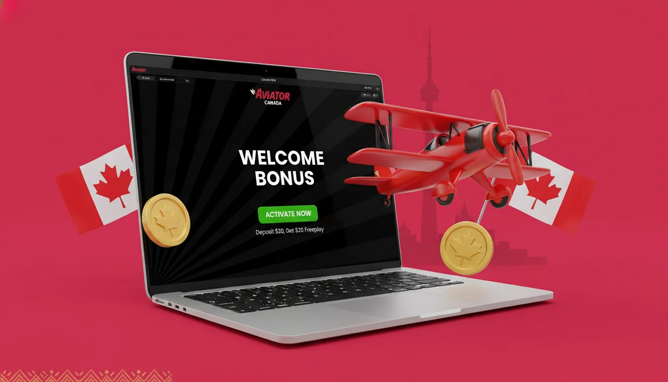Welcome bonus activation screen