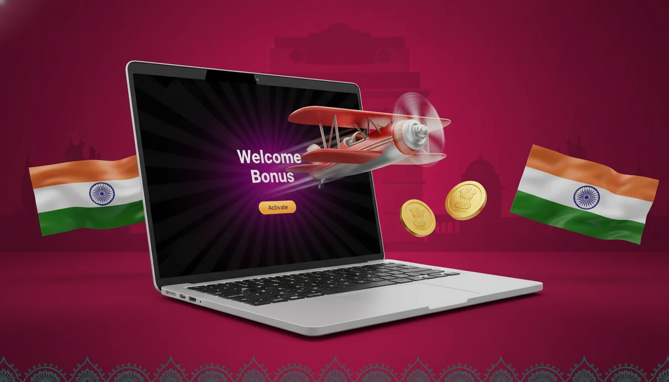 Welcome bonus activation screen