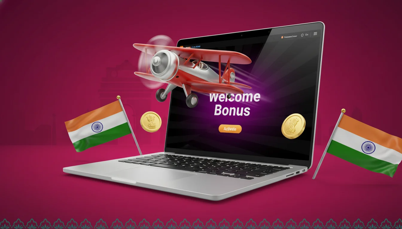 Welcome bonus activation screen