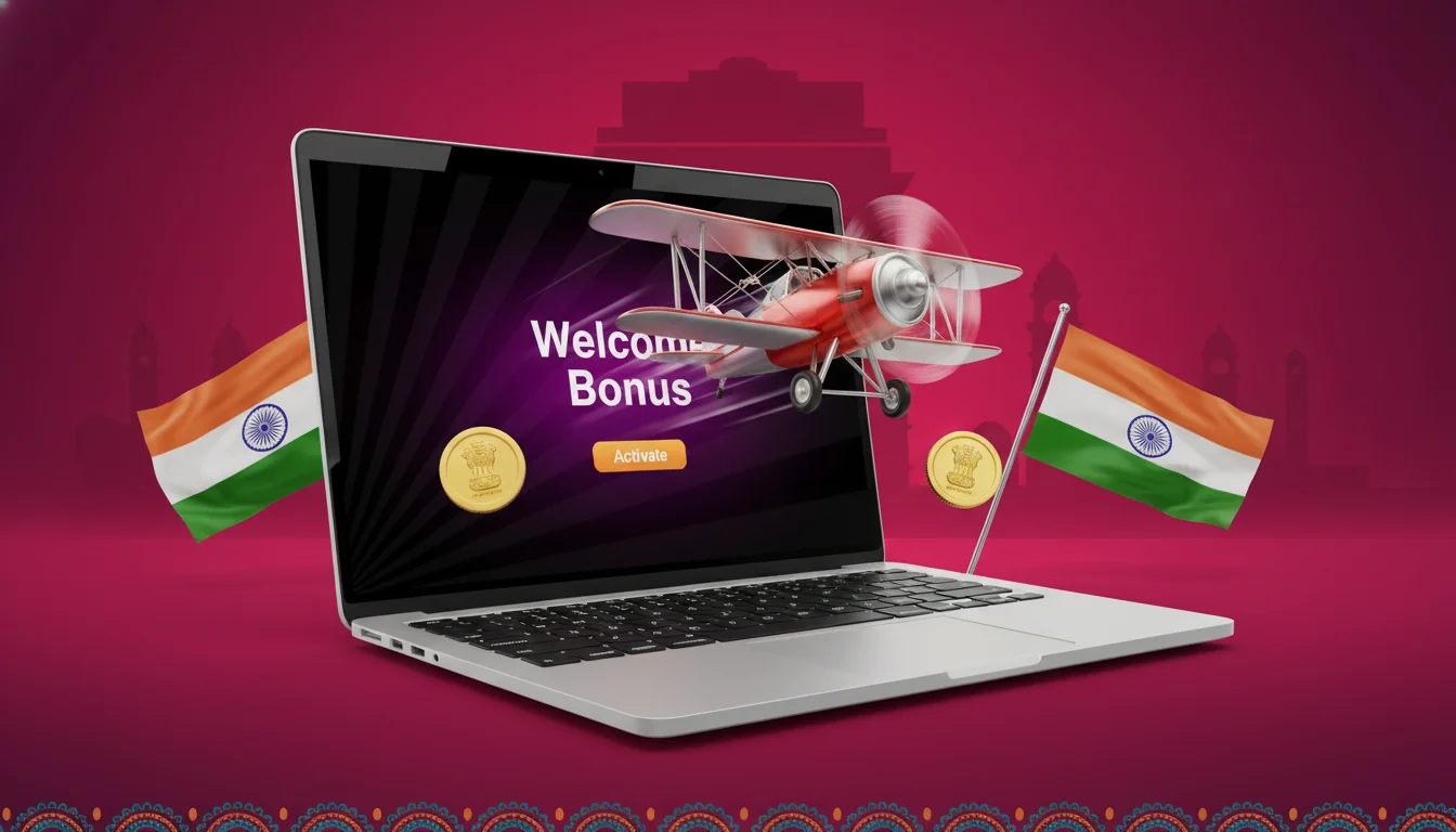 Welcome bonus activation screen