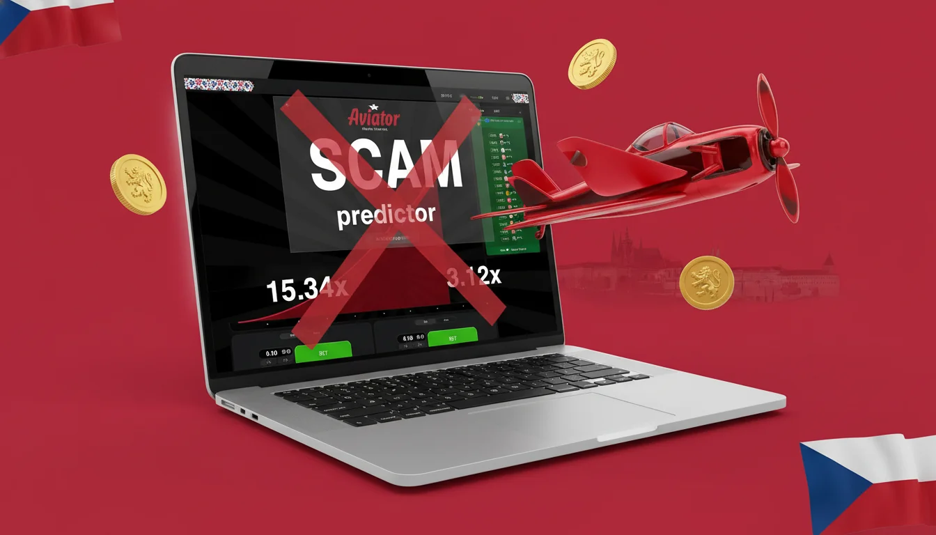 Falešný predictor dashboard s vymyšlenými signály a výzvou k zaplacení předplatného