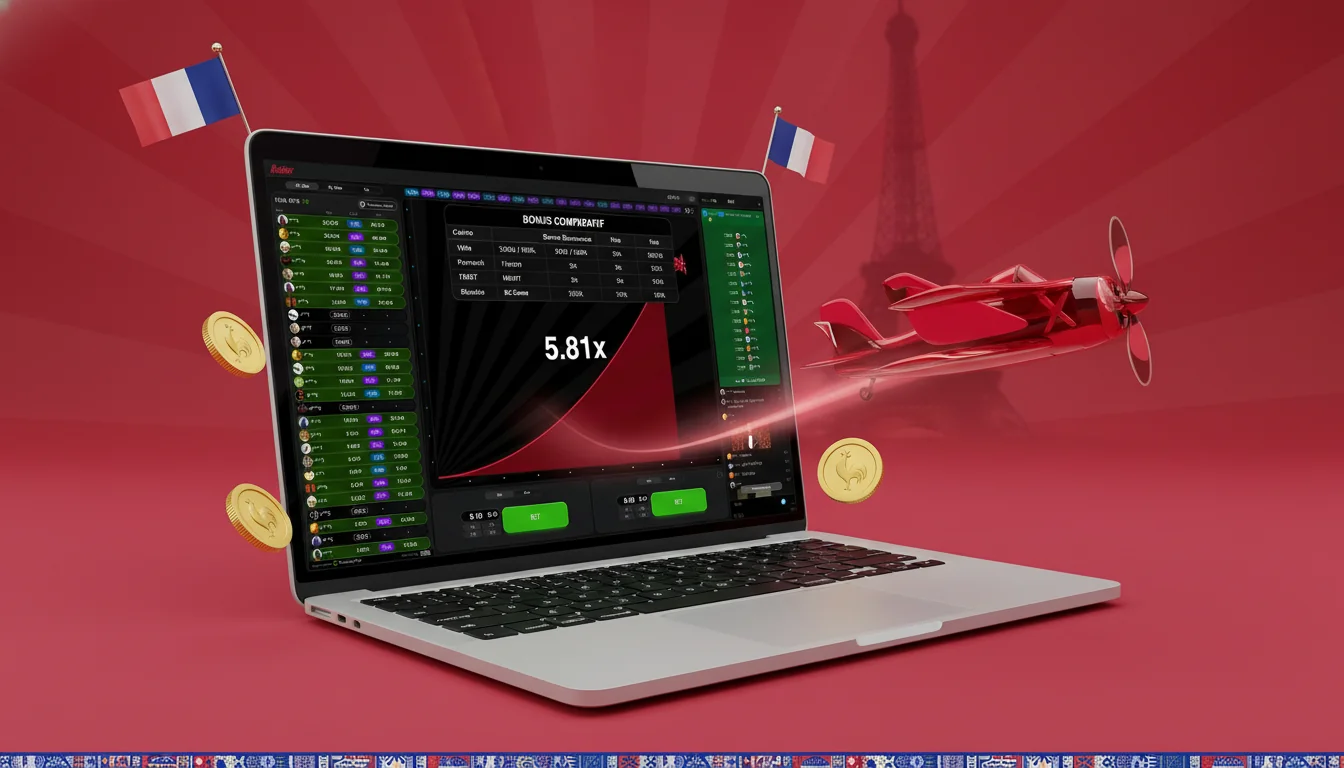Tableau comparatif des codes promo casino avec montants de bonus et exigences de mise