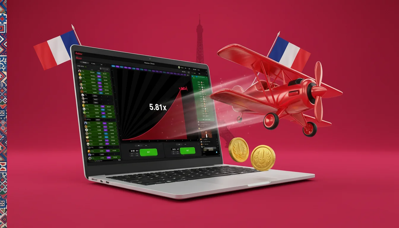 Aviator Jeu dans le lobby de 1xBet