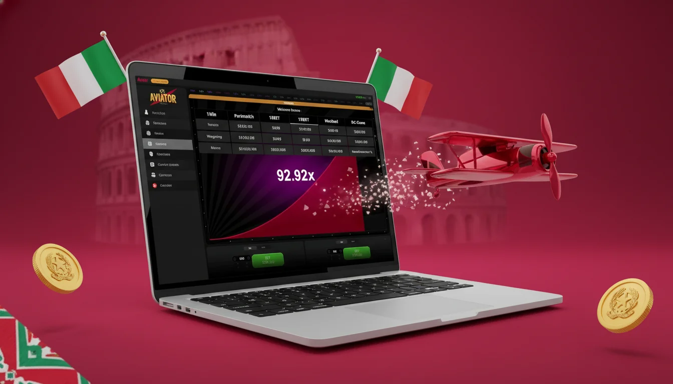Pagina promozioni di un casinò ADM con codici promo, free bet e cashback dedicati ad Aviator