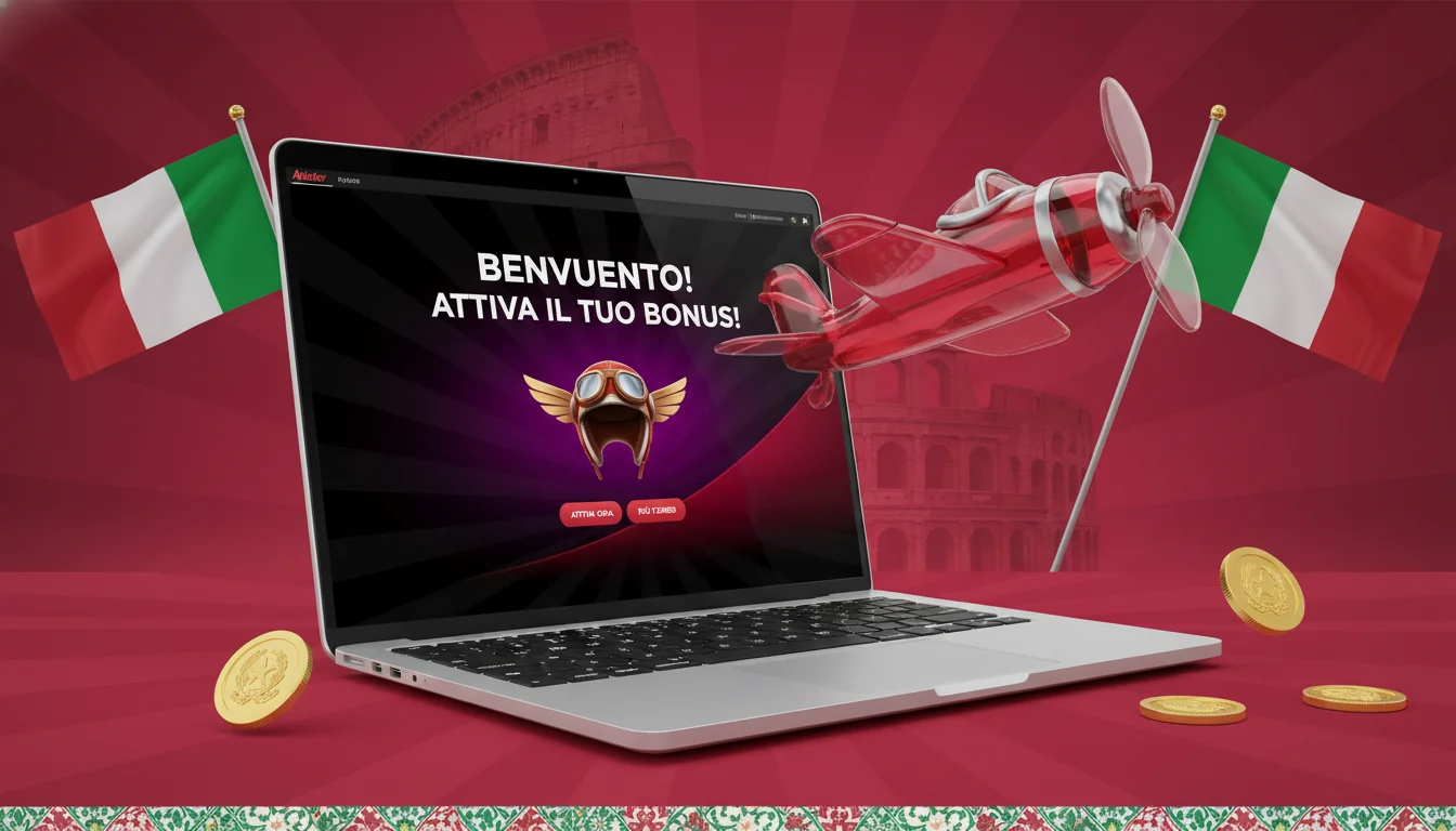 Schermata di attivazione del bonus di benvenuto