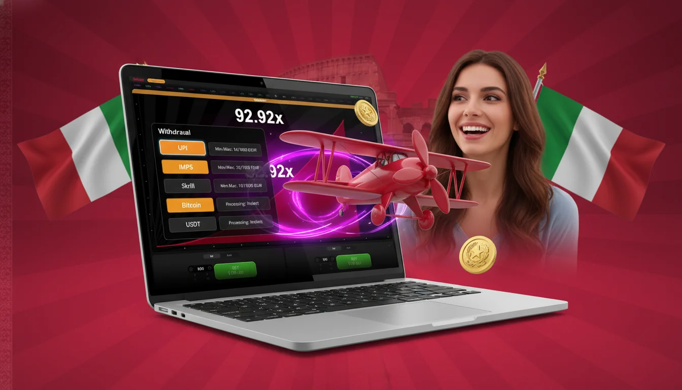 Schermata della cassa con i metodi di pagamento disponibili per Aviator Gioco: carte, e-wallet e cripto