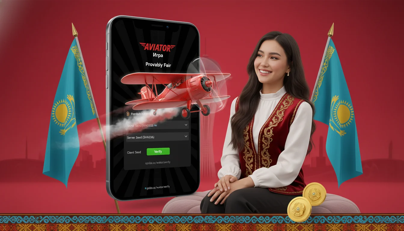 Интерфейс проверки Provably Fair в Aviator: server seed, хеш раунда и инструмент верификации результата