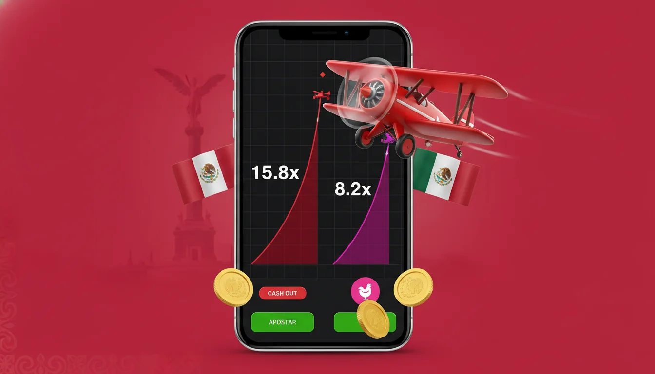 Detalle de la interfaz de Aviator mostrando el multiplicador en ascenso, el chat en vivo y el panel de apuestas