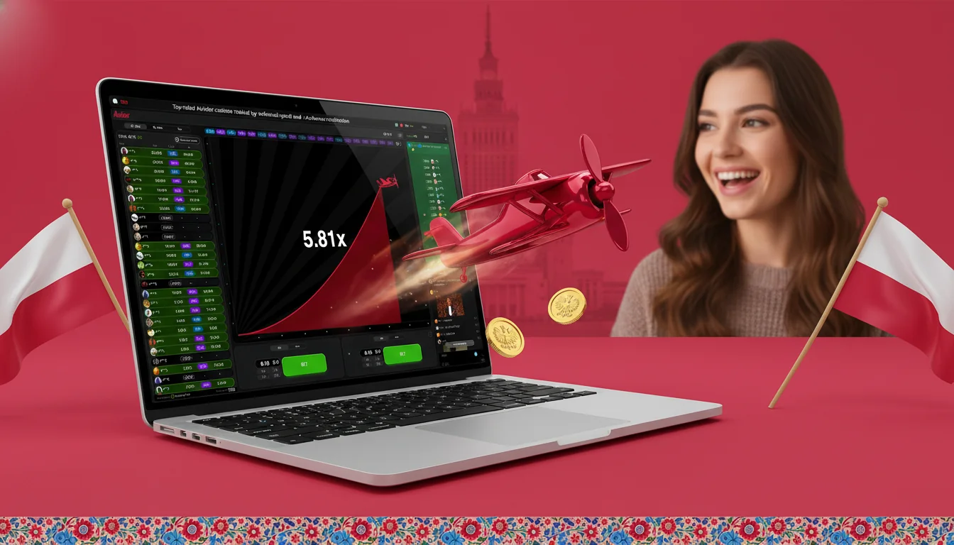 Ranking kasyn z grą Aviator - tabela z bonusem, czasem wypłaty i metodami płatności