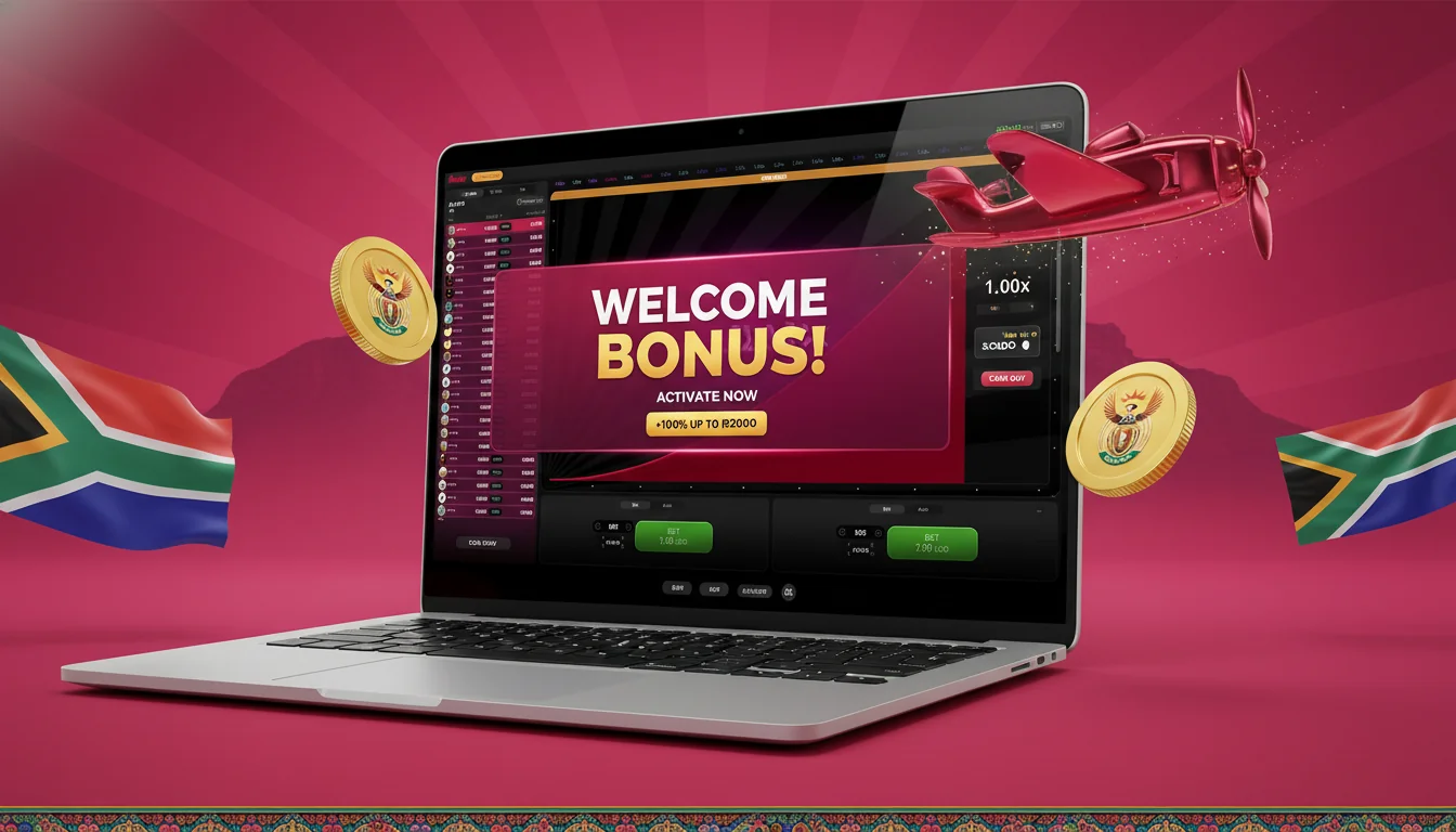 Welcome bonus activation screen