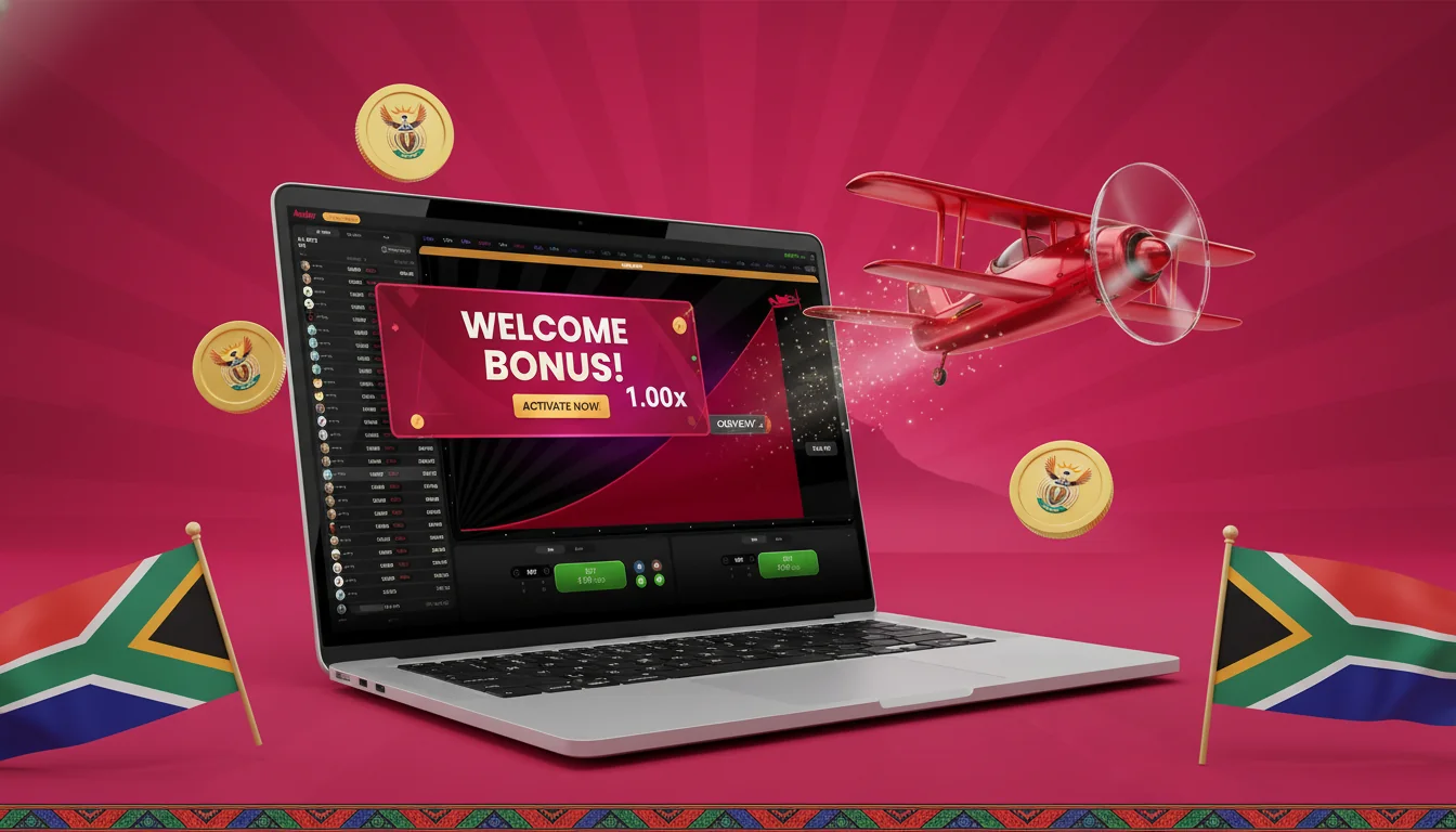 Welcome bonus activation screen