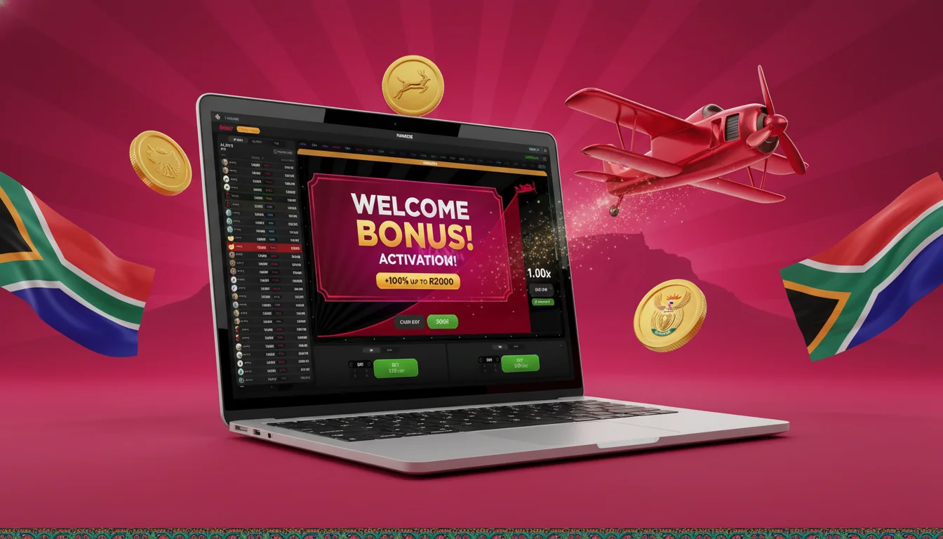 Welcome bonus activation screen