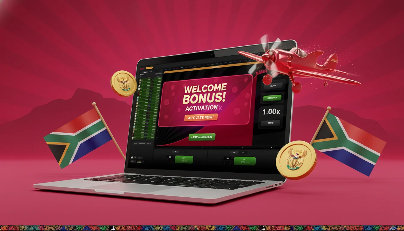 Welcome bonus activation screen